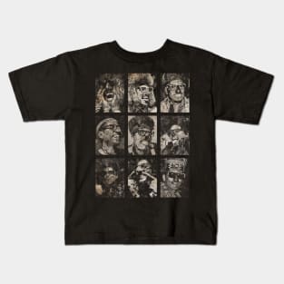 Shock G Collage Vintage BW Kids T-Shirt